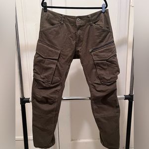G star raw cargos size 38-32 green great pants decent condition 7 out of 10